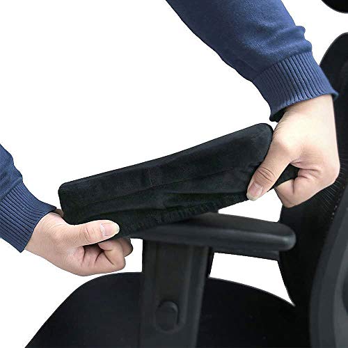 Chair Armrest Pads,Memory Foam Office Chair Arm Covers and Elbow Pillow for Elbows and Forearms Pressure Relief(Set of 2)