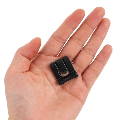 30pcs Black External Retaining Rings Made of 65mn Spring Steel for Office Chair Gas Lift Cylinder Repair, Anti-loosening and Anti-Vibration Clips for Lifting Furniture Assembly