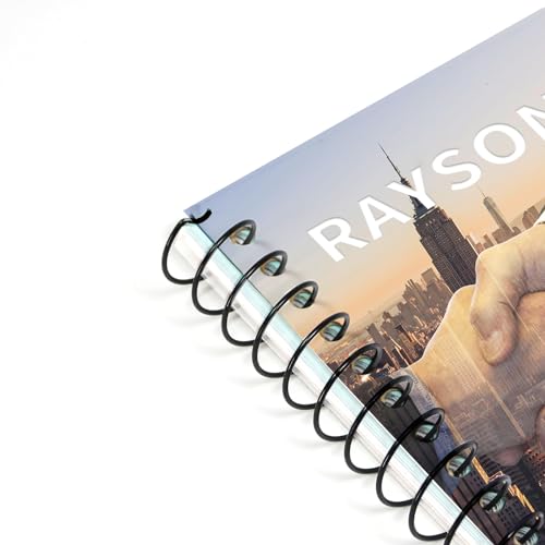 RAYSON 15.9mm Spiral Wire Coil Binding, 3:1 Pitch, 5/8" Metal Spiral Binding Coils 140 Sheets Capacity, Black Color & Pack of 100 - color: Black, size: 5/8 inch (140 Sheet Capacity)