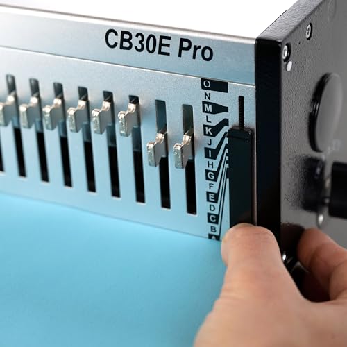 GBC Binding Machine, CB30E PRO CombBind Electric Punch and Comb Binding Machine, Punches 30 Sheets, Binds 500 Sheets (WSM200005) - style: CB30E PRO