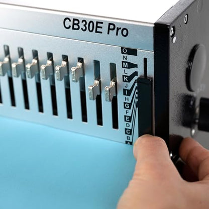GBC Binding Machine, CB30E PRO CombBind Electric Punch and Comb Binding Machine, Punches 30 Sheets, Binds 500 Sheets (WSM200005) - style: CB30E PRO