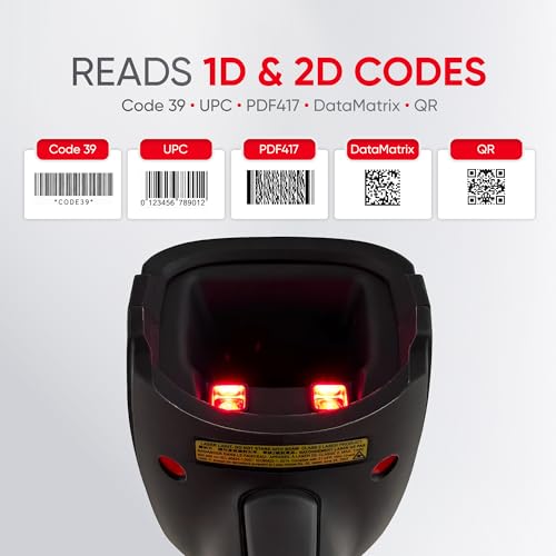 Honeywell Granit Heavy-Duty Industrial-Grade Area-Imaging Handheld Barcode Scanner Kit (Wireless, Extended Range (1911i), USB)