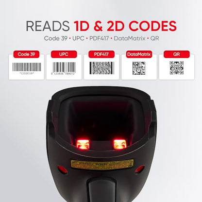 Honeywell Granit Heavy-Duty Industrial-Grade Area-Imaging Handheld Barcode Scanner Kit (Wireless, Extended Range (1911i), USB)