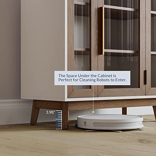BELLEZE 31" Storage Cabinet-Brown - color: 31''brown, size: 1