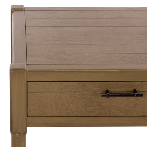 SAFAVIEH Home Collection – Filbert Desert Brown Writing Desk, 2-Drawer Traditional Desk, Classic Home Office Design (DSK5701G) - color: Desert Brown