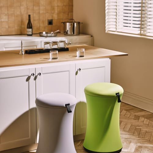 Boba Chair Stylish Active Wobble Stool, ADHD Chair, Improves Posture and Focus, Ergonomic with Height Adjustable Stool for Adults Children for Home Office, Study Room (Urban Fog) - color: Mist