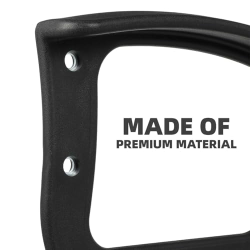 Office Chair Arm Rest Ring Replacement Part 2 Pieces Black