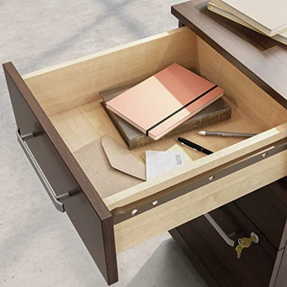 OfficeWorks by Sauder Affirm 3 Drawer Mobile File, Noble Elm Finish - color: Noble Elm