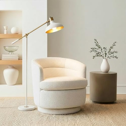Brightech Wyatt Cream with Gold Interior Shade - color: Cream