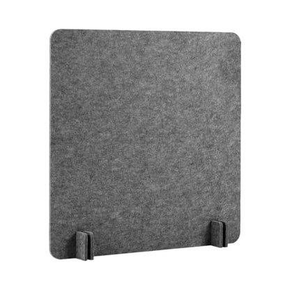 Acoustic Desk Divider Stand Up Privacy Partition Soundproof Felt Screen Lightweight Design Suitable for, Square Dark Gray - color: Square Dark Gray