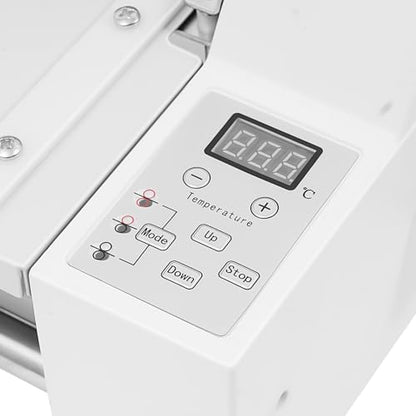 V350 Hot and Cold Roll Laminator, 700W 13'' 4 Rollers Digital Temperature Control Laminator, 110V Dual-Sided Heated Laminating Machine with Adjustable Film Tension for Office Printing Shop & Studio