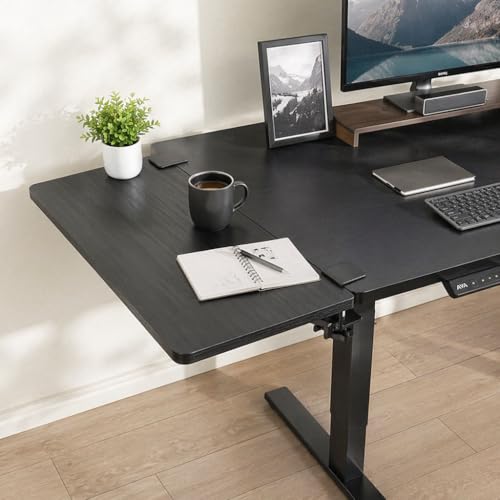 Desk Extender, 25.98'' x 9.84 '' Foldable Table Extension Folding Wall Table Keyboard Extender for Desk Clamp-on Shelf for Dorm Bunk, Office, Kitchen Bar, Additional Storage Platforms (Black)