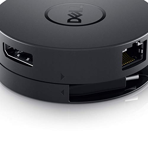 Dell DA300 USB-C Mobile Adapter, Bases & Docking Stations, Black
