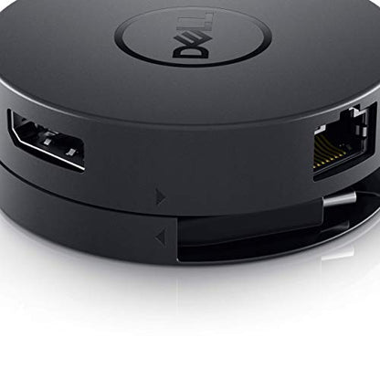 Dell DA300 USB-C Mobile Adapter, Bases & Docking Stations, Black