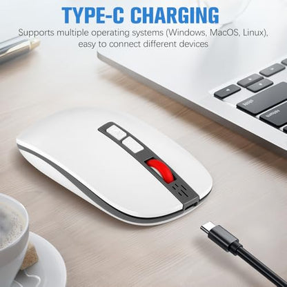 AI Mouse, AI Voice & Audio Recorder, AI Real-Time Transcription, Translation & Summarization, Ergonomic Presenter Remote, for Office Remote Work High-Performance Device