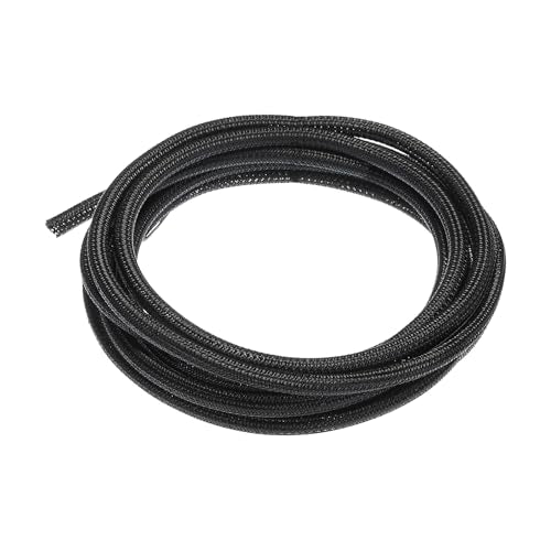 MECCANIXITY Cord Sleeve Cable Organizer 9.84 Ft - 1/4 Inch Wire Cover Protector for USB Cable TV Video Under Desk Wire Management - size: 1/4 Inch x 10 Ft