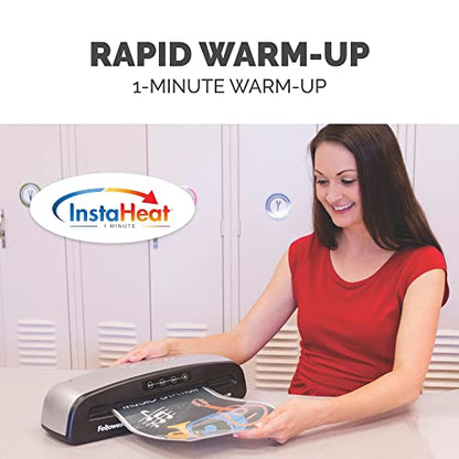 Fellowes Saturn 3i 95 Thermal Laminator Machine Bundle with Laminating Pouches - size: 9.5 Inch