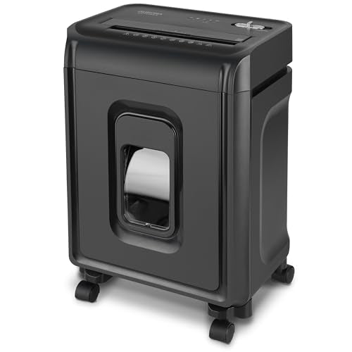 Aurora AU1035XA 10-Sheet Crosscut Paper/Credit Card Shredder with 4-Gallon Pullout Wastebasket - style: 10-Sheet CrossCut Black