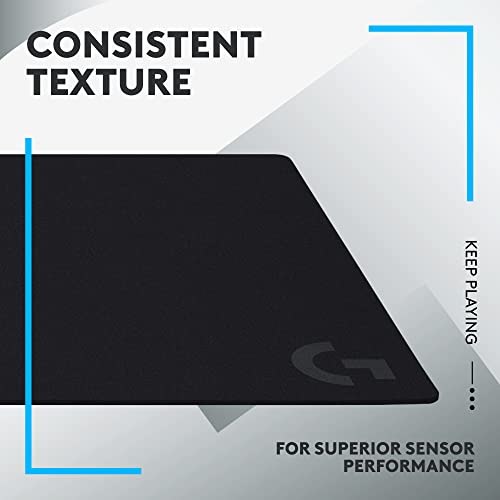 Logitech G840 XL Cloth Gaming Mouse Pad (900x400x3) - Black - size: XL, style: Cloth