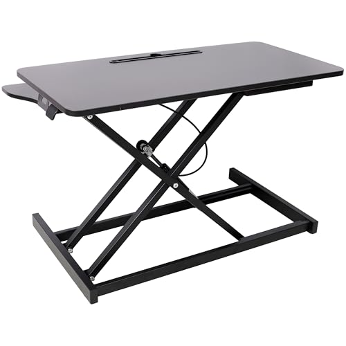 Adjustable Height Standing Laptop Desk, Sit to Stand Up Workstation with Keyboard Tray, Writing Desk, Office Desk for Home Office, Long Desk with Storage, Simple Desk, Gaming Desk, - color: A1