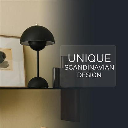 NordGlow Scandinavian LED Desk Lamp – Light Blue, Adjustable Dimmable Table Lamp, Modern Minimalist Design, Energy-Efficient LED, Home & Office Lighting - color: Light Blue