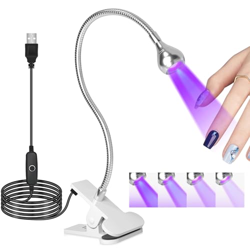 UV Nail Lamp - UV Light for Gel Nails, Flash Cure Lamp - color: Silver