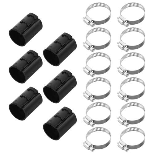GLEAVI Chair Piston Clamp for Office Chair Gas Cylinder Replacement Stainless Steel and Plastic Construction with Hose Clamps Quick Height Restoration in Offices and Workspaces