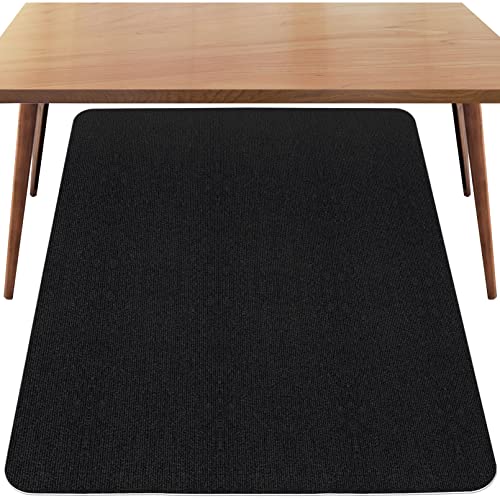 Sycoodeal Office Chair Mat,Computer Gaming Desk Chair Mat for Hard Wood & Tile Floor,Large Anti-Slip Floor Protector Rug,Easy to Clean,40" X 55" Black - size: 40*55"