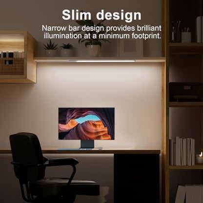 LED Under Cabinet Lighting with Touch Switch, Dimmable Under Cabinet Lights, Under Counter Lighting for Desk, Cold White 6000K - color: Cold White, size: 15 Inch - with Plug