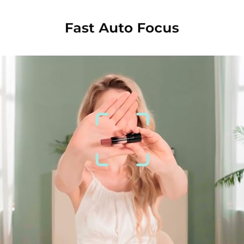 OBSBOT Meet 2 Webcam 4K - AI Framing & Auto Tracking, 1/2" Sensor, 60FPS, Auto Focus, HDR, Dual Mics - Lightweight USB Web Camera for Streaming, Zoom Meetings, Gaming. (Space Gray)