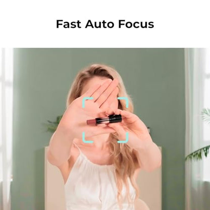 OBSBOT Meet 2 Webcam 4K - AI Framing & Auto Tracking, 1/2" Sensor, 60FPS, Auto Focus, HDR, Dual Mics - Lightweight USB Web Camera for Streaming, Zoom Meetings, Gaming. (Space Gray)
