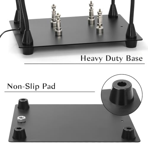 Soldering Helping Hands, Soldering Station with 3X LED Magnifying Glass