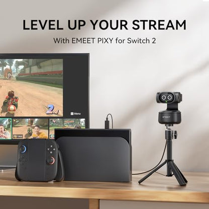 EMEET PIXY Dual-Camera AI-Powered PTZ Camera 4K, AI Tracking - style: PIXY Dual-Camera AI PTZ 4K