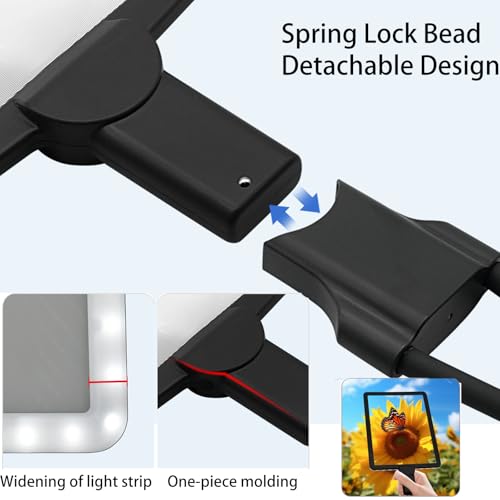 LXIANGN 5X Hands Free Magnifying Glass with Light Neck Wear Magnifier - color: 5x