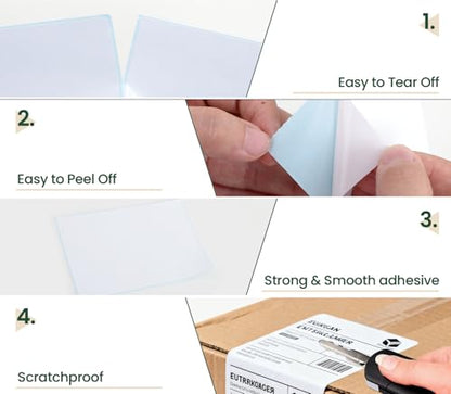 500 Labels 1 Rolls 4"×6" Direct Thermal Shipping Labels | Perforated and Strong Adhesive, Commercial Grade, Compatible with Zebra, Rollo, Jadens, Nelko, and Other Thermal Printers - size: 1 Rolls | 500 Labels, style: Roll
