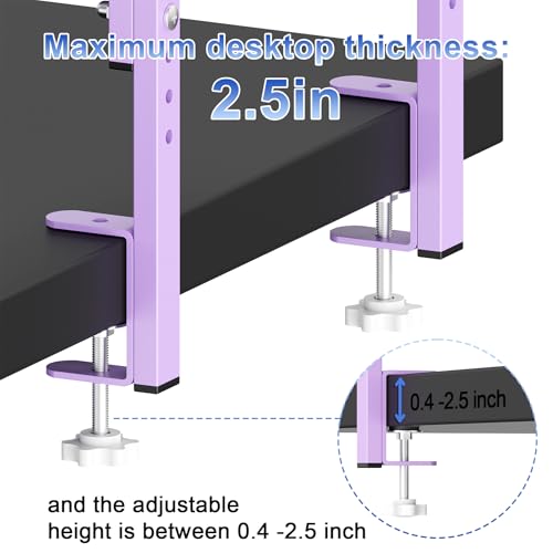 2-Tier Desk Shelf - color: Purple