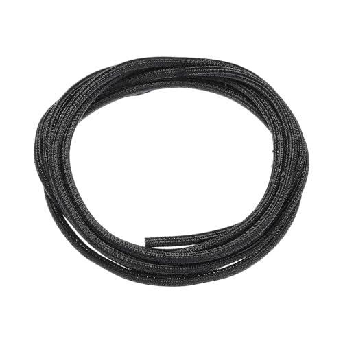 MECCANIXITY Cord Sleeve Cable Organizer 9.84 Ft - 1/8 Inch Wire Cover Protector for USB Cable TV Video Under Desk Wire Management - size: 1/8 Inch x 10 Ft