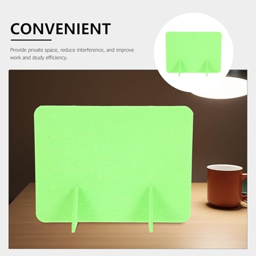 4pcs Desk Divider Privacy Panels 40x30cm Felt Table Partition Shields for Office and Classroom Use, Student Desk Privacy Trifold Folder for Exam and Workstation Separation