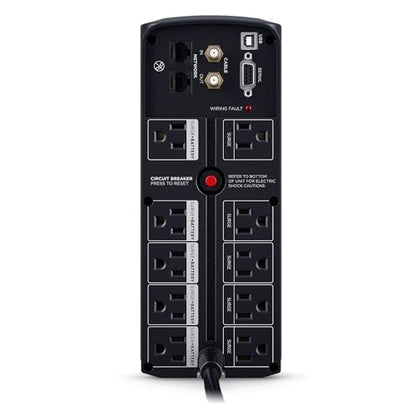 CyberPower CP1500AVRT AVR UPS Battery Backup and Surge Protector - style: CP1500AVRT