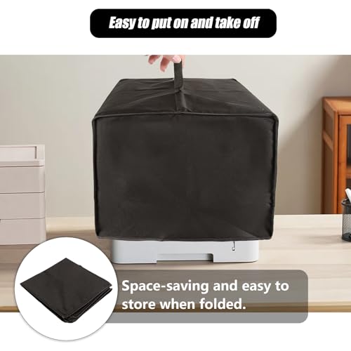 Printer Dust Cover,Protective Waterproof Anti-Static Dustproof Heavyweight Home Enclosure Accessories Black Fabric Covers,Compatible with Brother HLL3290CDW and Canon Color ImageCLASS MF656Cdw