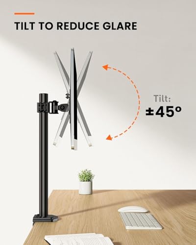 Ergear Single Monitor Mount for 13-32 Inch Screens,17.6 lbs Capacity
