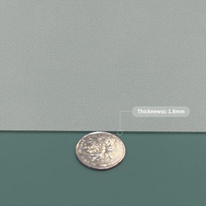 Faux Leather Table Cover,1.8mm Thick,17x72 Inch Desk Cover,Dresser Cover Top,Dresser Protector Top,Dresser Cover,End Table Cover.(Aqua Blue+Gray,17x72) - color: Aqua Blue+gray, size: 17" x 72"
