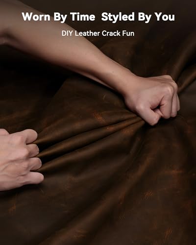 YSAGi Leather Desk Mat, 23.6"x13.8"Real Leather Desk Pad, 2mm Thick Desk Blotter with Stiched line,Oil-Wax Feel Mouse pad and Self-Healing Laptop Pad for Home & Office(Classic Dark Brown) - size: 23.6"x13.8"