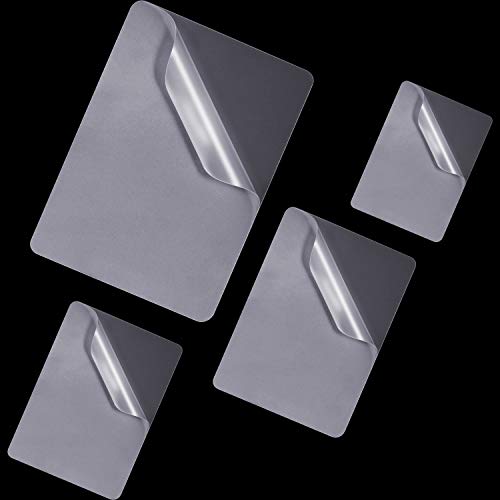 Outus 100 Pcs Thermal Laminating Pouches, 4 Sizes Clear Plastic, 3 Mil