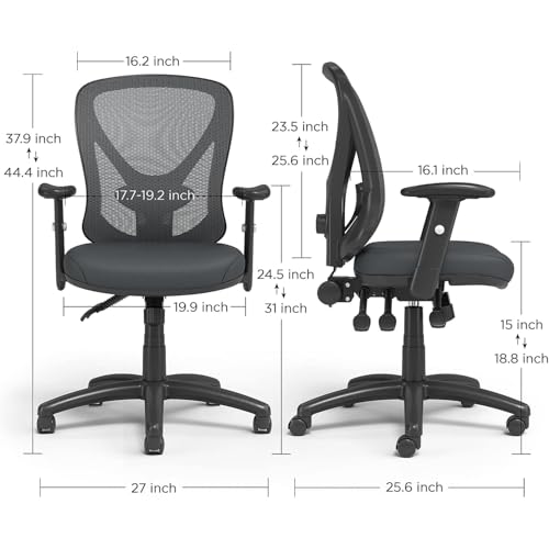 Staples Carder Ergonomic Mesh Task Chair, Lumbar Support, Adjustable, Black - style: 1 Pack