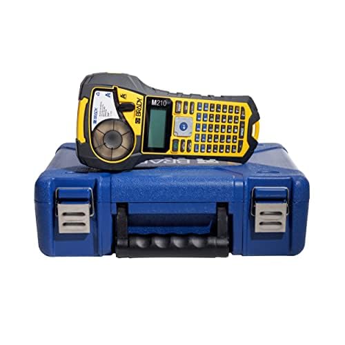 Brady M210 Portable Label Printer Kit (M210-KIT), Yellow/Black