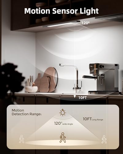 EZVALO Under Cabinet Lights with 3 Extra 2200mAh Rechargeable Batteries - color: Gray, size: 3pcs + 3 batteries