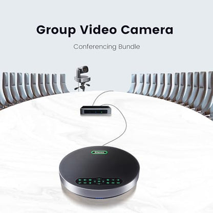 All-in-One PTZ 4K Conference Room Camera System with Bluetooth Speakerphone 12X Optical Zoom HDMI Wide View Angle Lens Works with Zoom Webex for Large Meeting Room - style: 4K 12X Zoom HDMI NO EX MIC