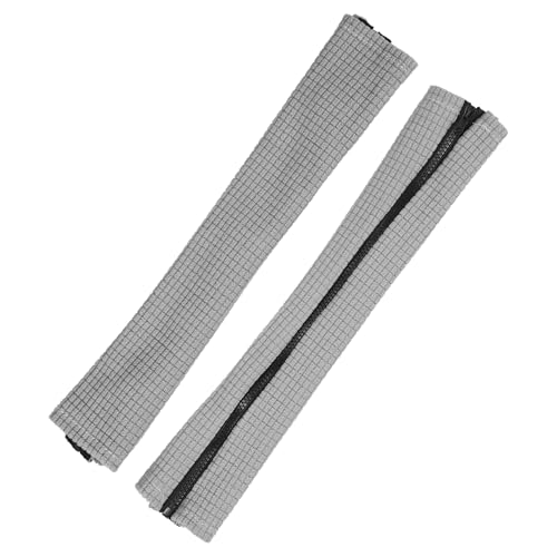 PATIKIL 18x4.3in Office Chair Armrest Covers, 1Pair, Light Gray - color: Light Gray, size: 18"