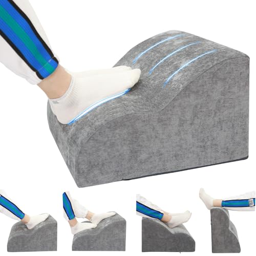 Foot Rest for Under Desk at Work.Multifunctional 3-Tier Foot Stool | With Washable Footrest.For Under Desk,Office Chair Gaming Chair & Sofa,Leg Elevation Pillow,supports Posture -Dark grey - color: Dark Grey